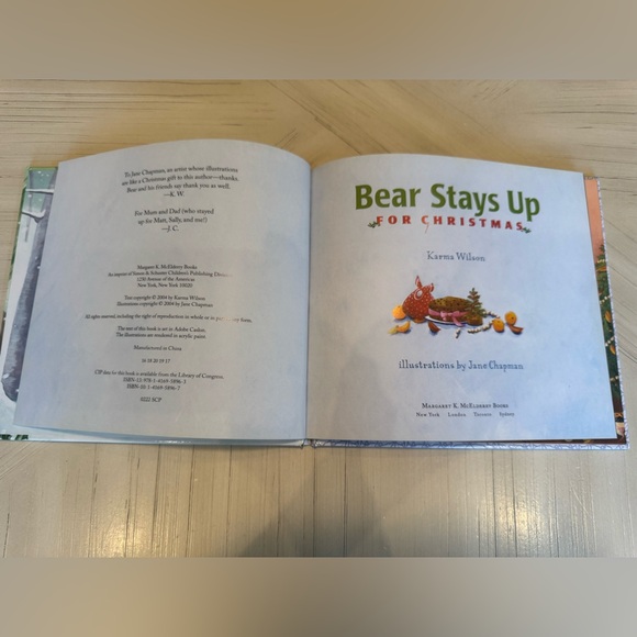 Bear Stays Up for Christmas – Children’s Book by Karma Wilson & Jane Chapman - Picture 6 of 12